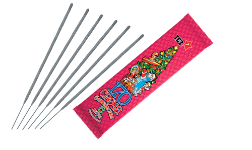  Бенгальские свечи 6 шт 170 мм в пакете  в Колпине